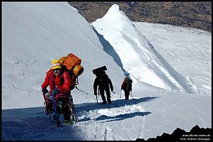 Huascaran vor der Sattel